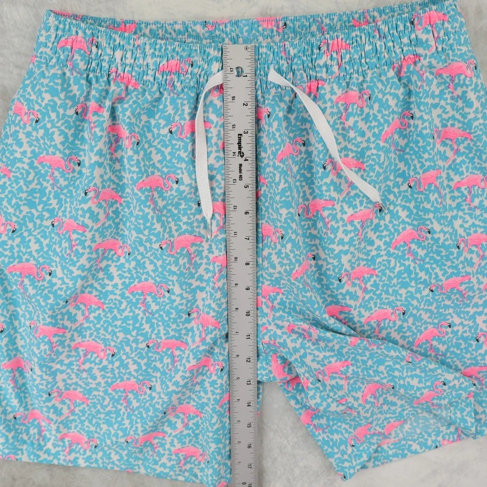 Chubbies The Domingos Are For Flamingos Swim Trunks Mens Large 7